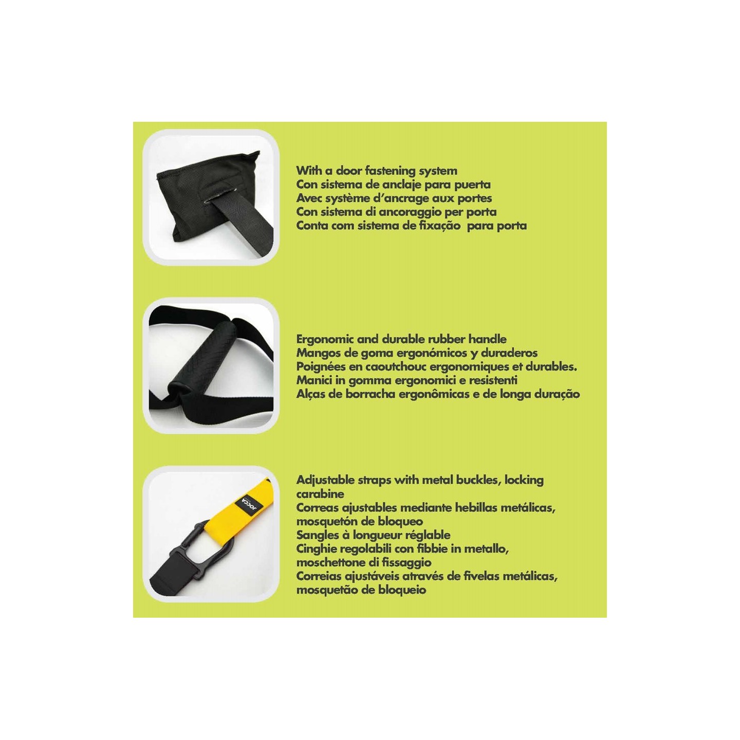 sospensione trx corde allenamento jocca