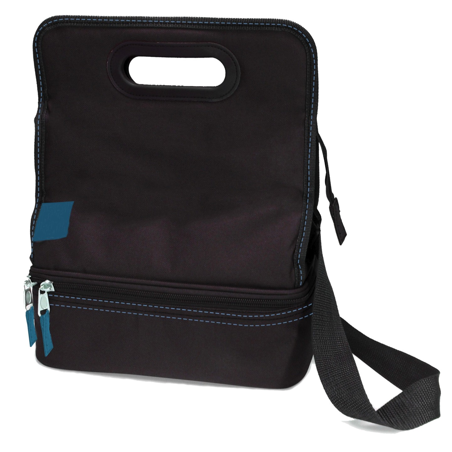 BOLSA TÉRMICA DUPLA COM TUPPER VARIADO
