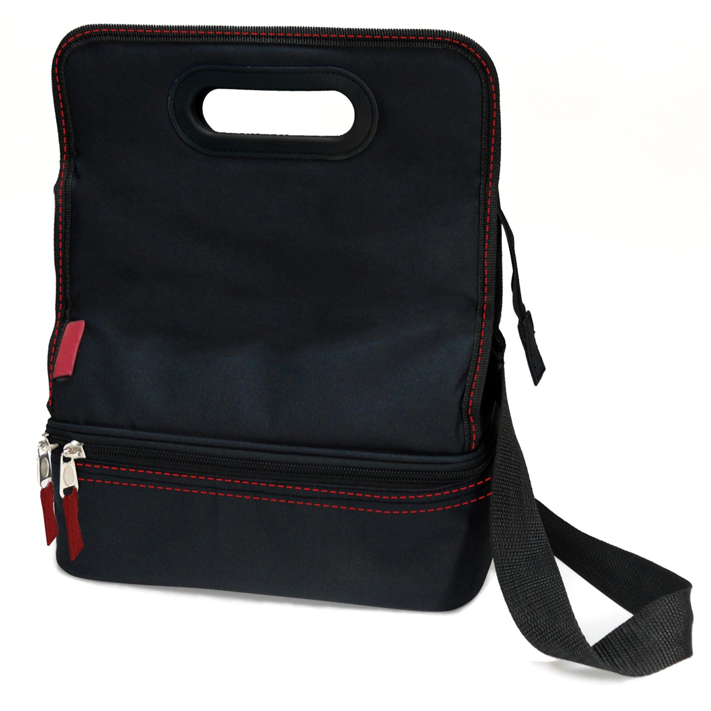 BOLSA TÉRMICA DUPLA COM TUPPER VARIADO