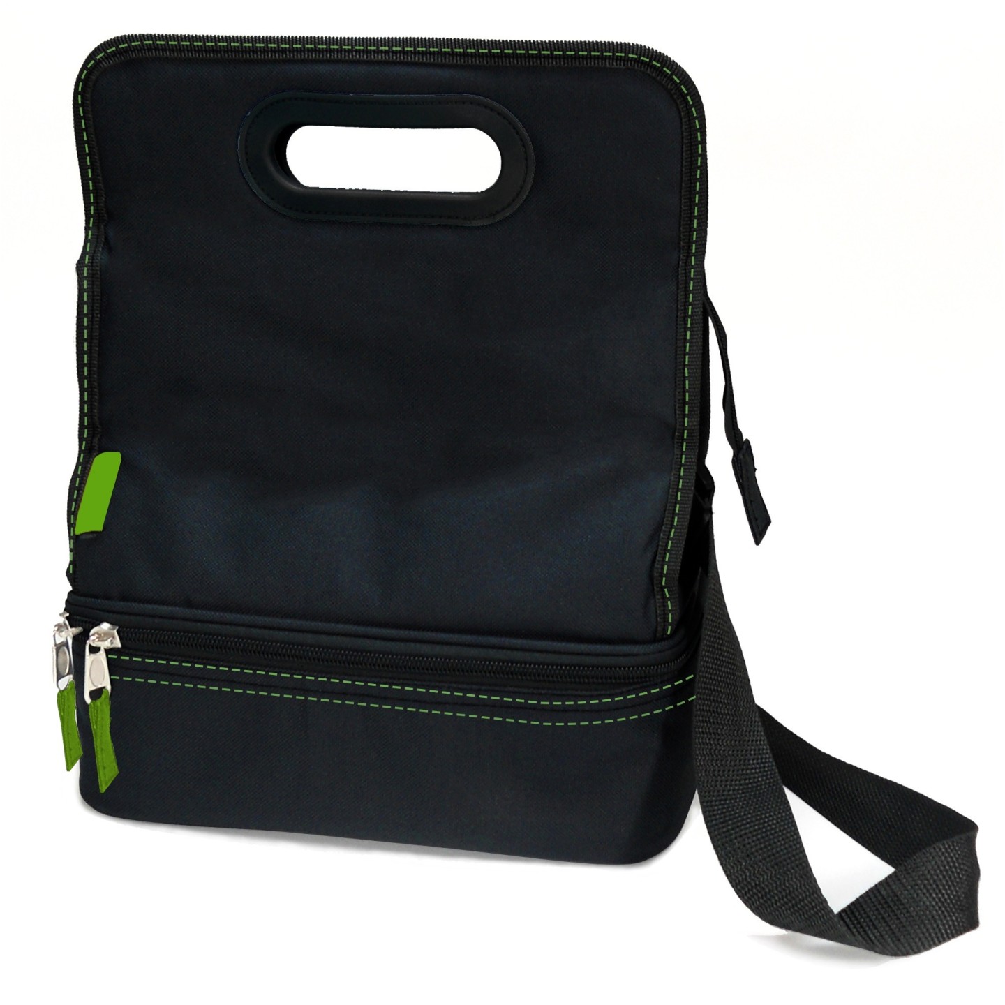 BOLSA TÉRMICA DUPLA COM TUPPER VARIADO
