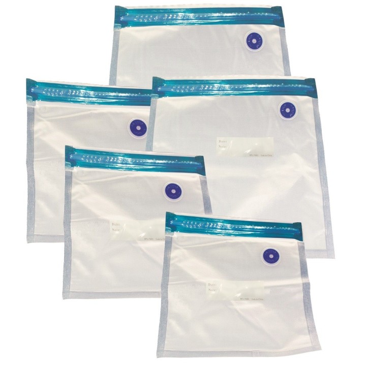 SET DE 20 BOLSAS DE VACÍO PARA ENVASADORA RECARGABLE CON 5 BOLSAS INCLUÍDAS