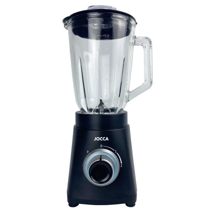 ▷ Blender avec bol en verre et socle en acier inoxydable - Jocca