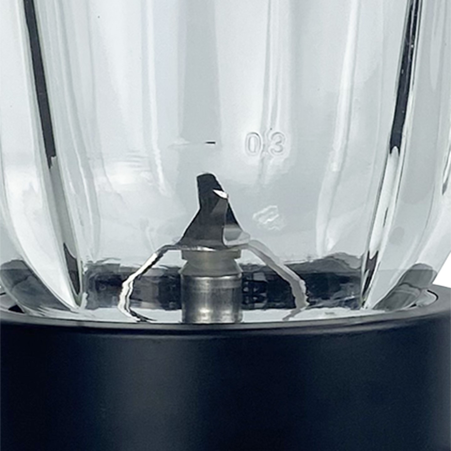 ▷ Blender avec bol en verre et socle en acier inoxydable - Jocca