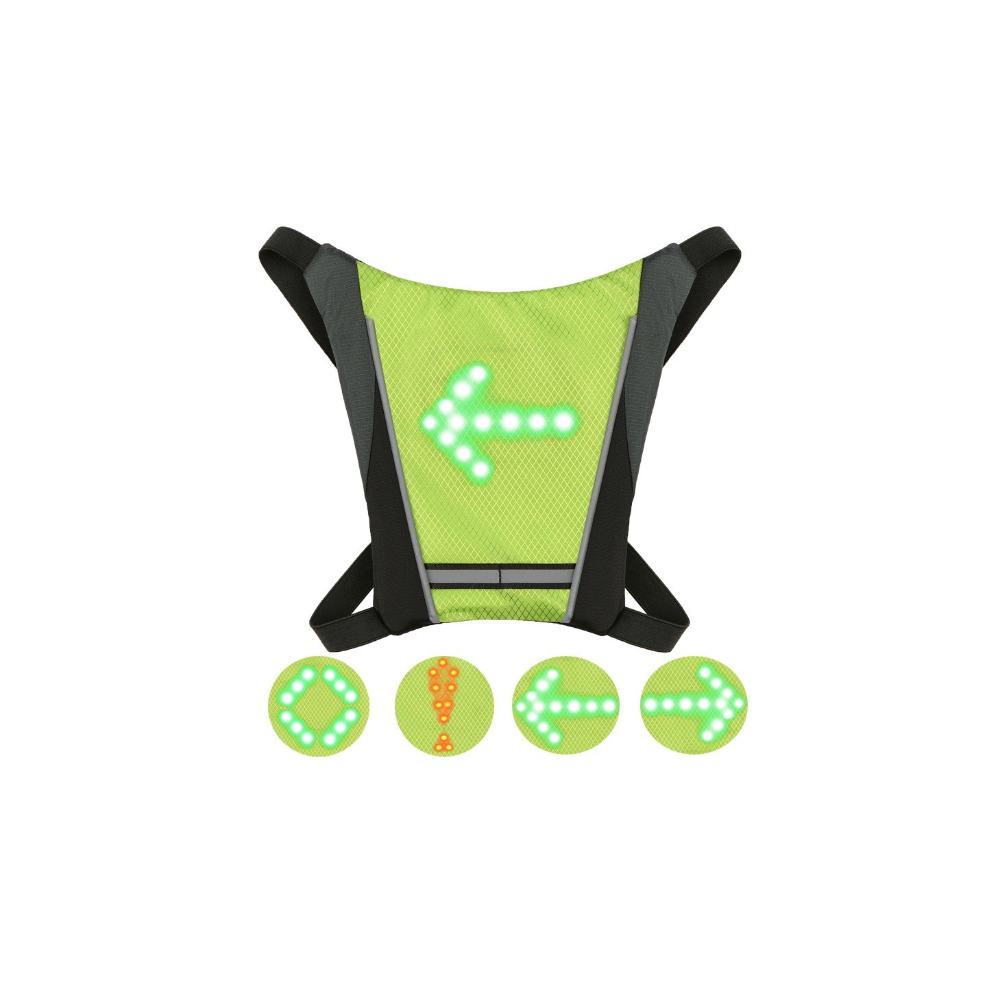 ▷ Vest for cyclists with indicators Jocca