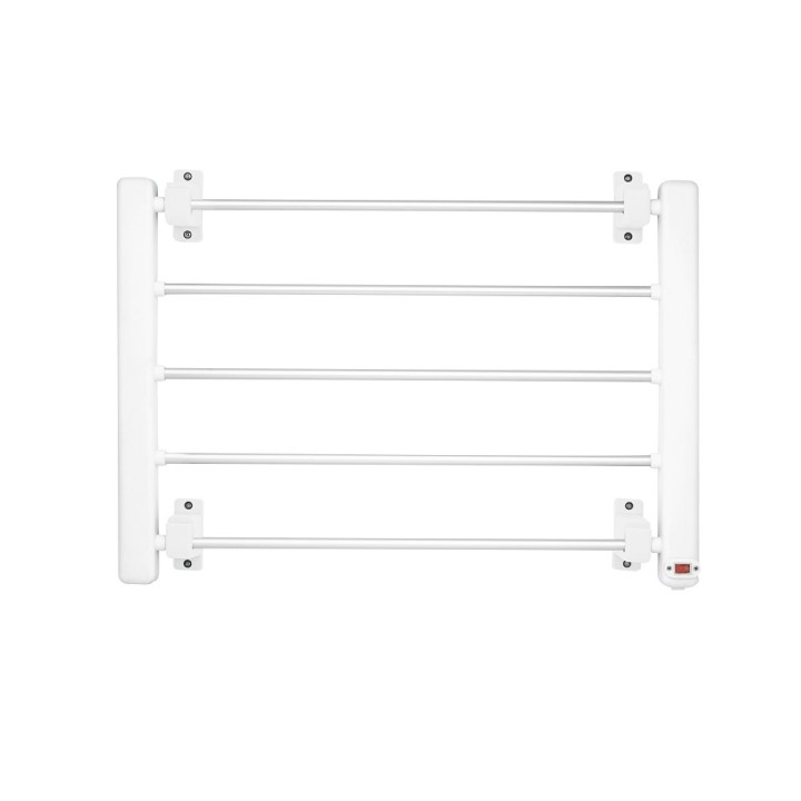 Toallero Eléctrico de Pared Blanco con 5 Barras Calefactoras | JOCCA