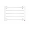 White wall electric towel rail with 5 heating bars | Jocca
