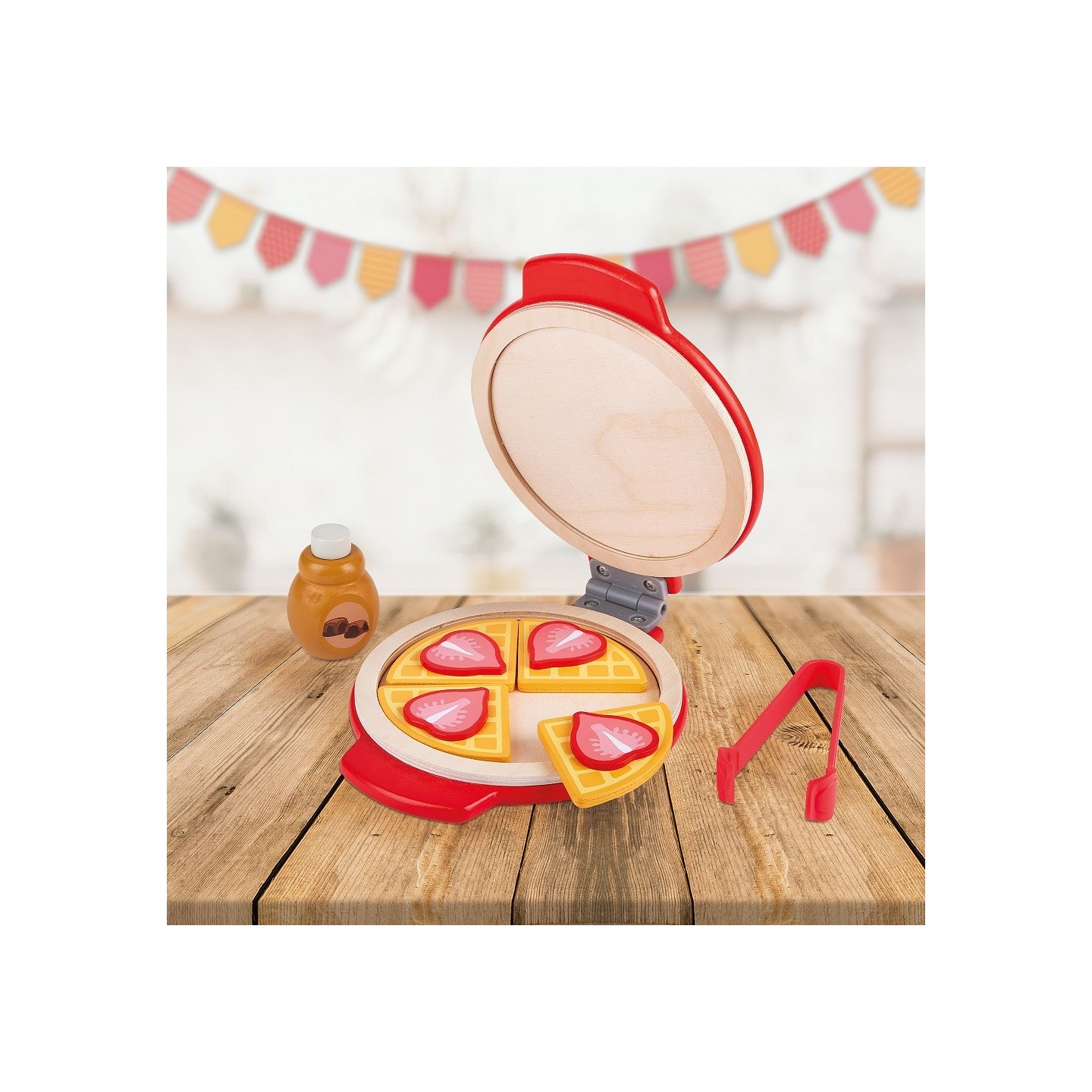 WOODEN TOY - WAFFLE MAKER