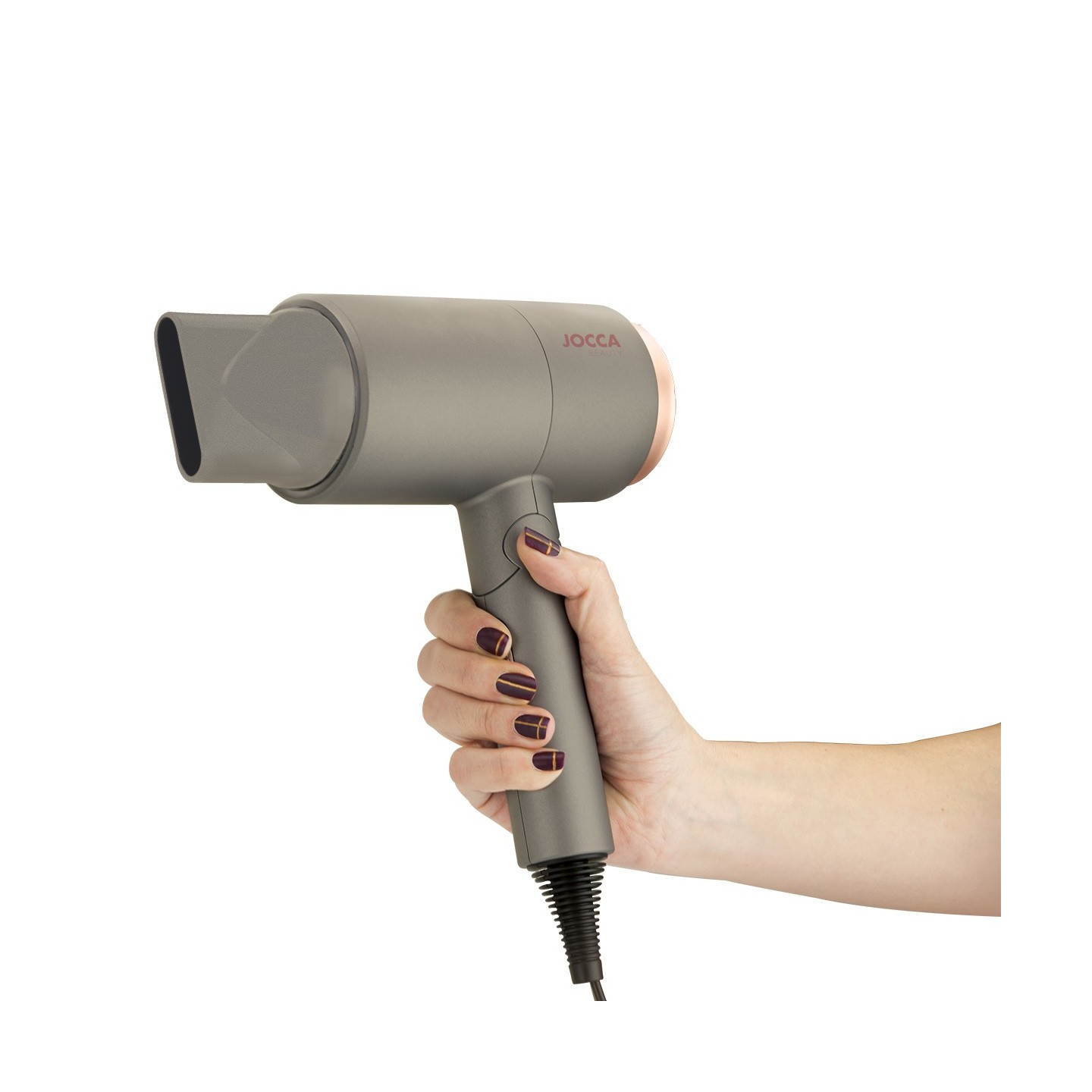 COMPACT HAIR DRYER WITH COMBS