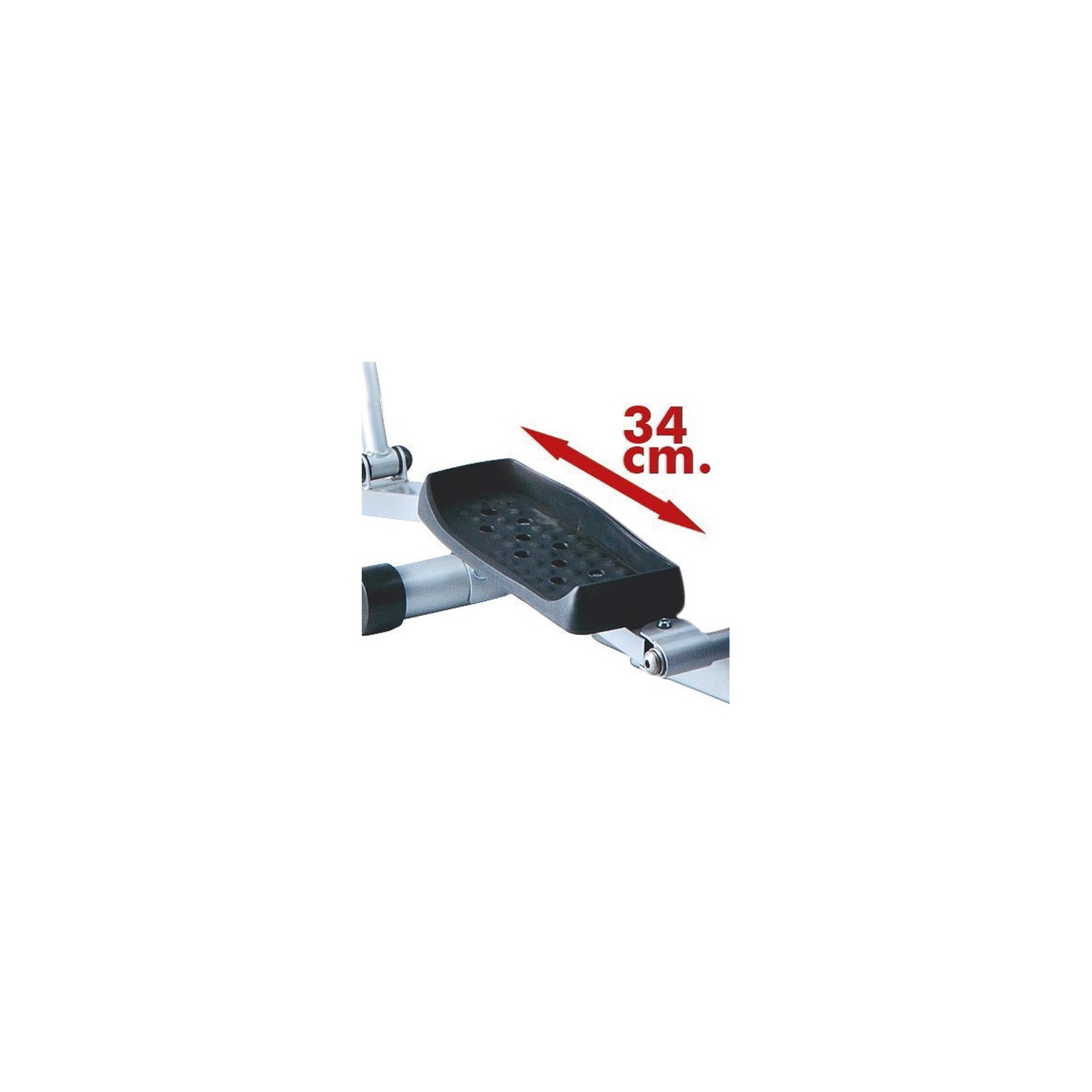 Stepper lateral com tela digital e alças acolchoadas para casa | Jocca