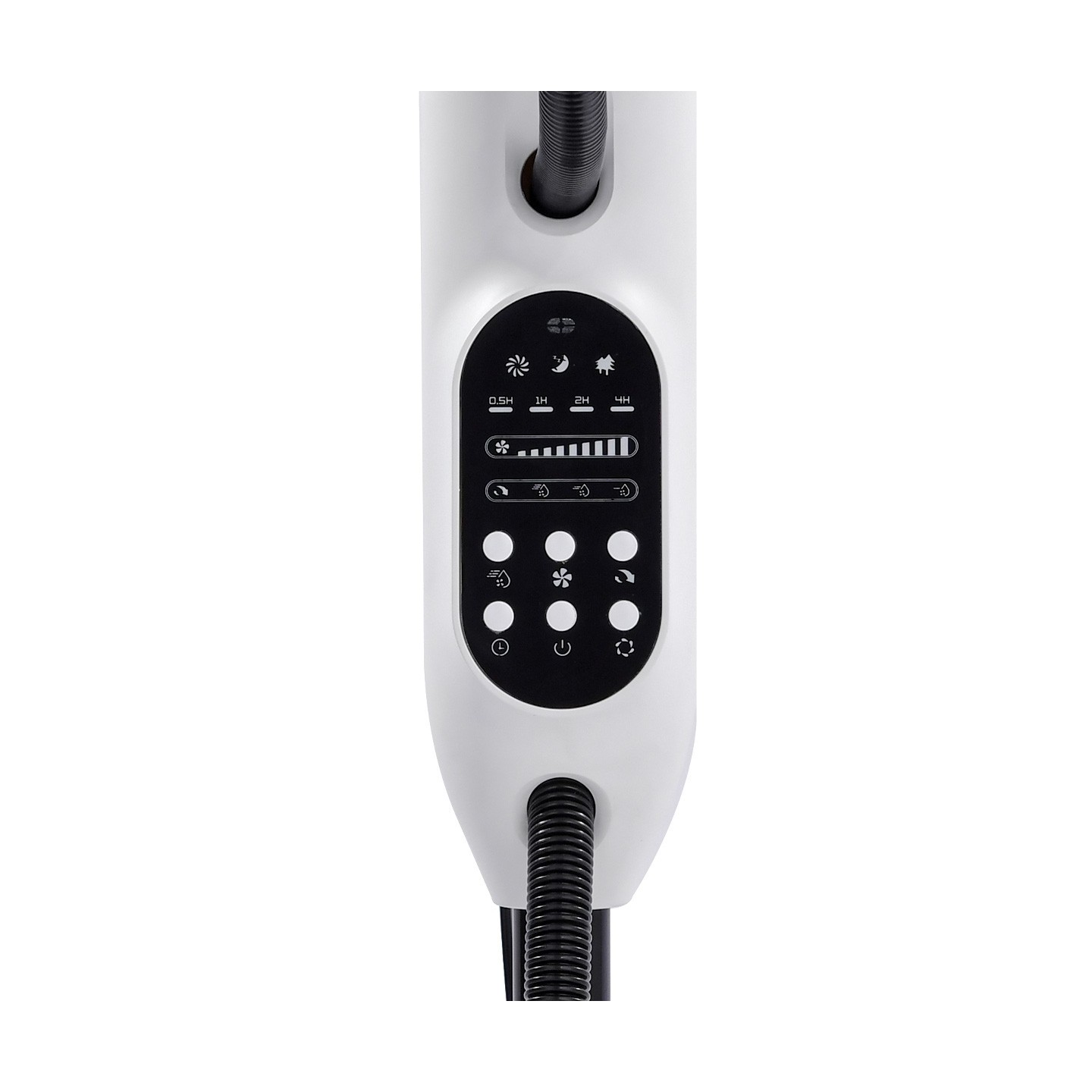 Ventilatore nebulizzatore con manopola e ruote