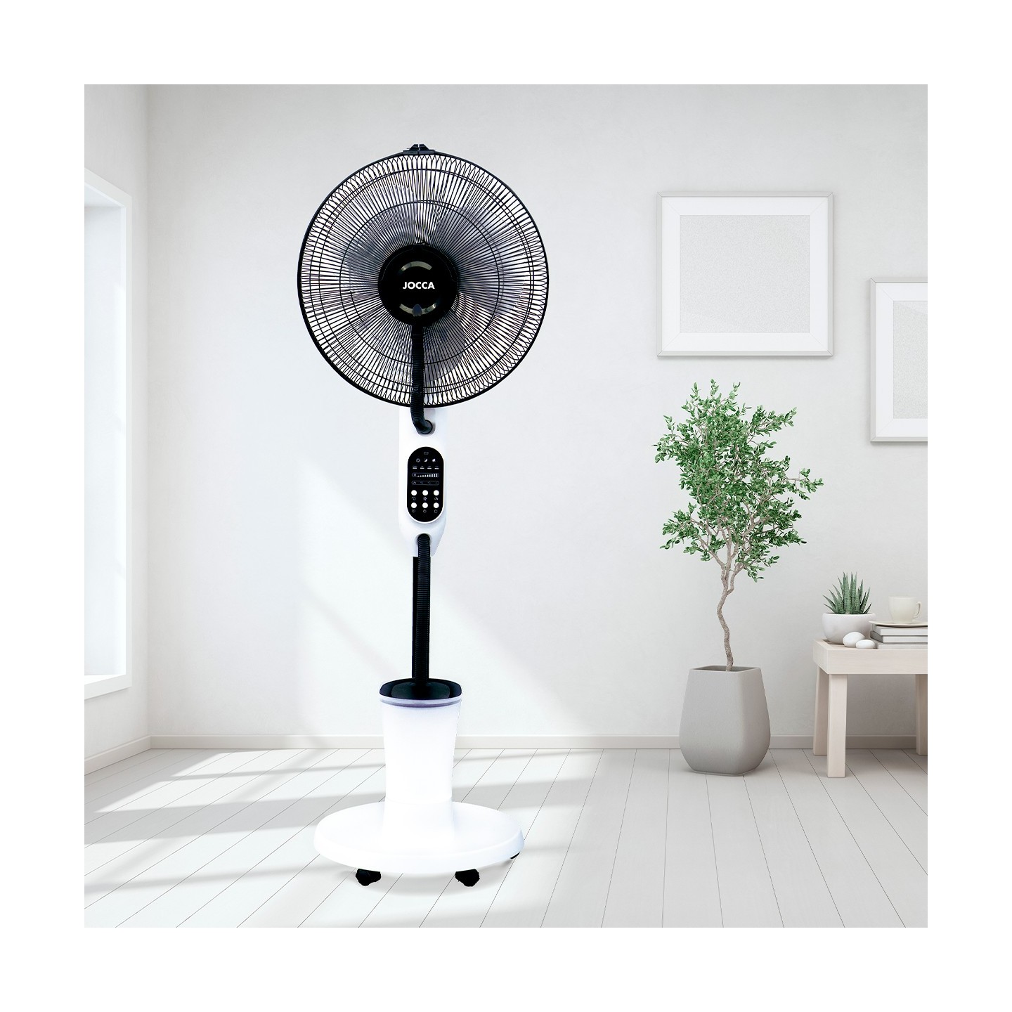 Ventilador Nebulizazor com controle e rodas