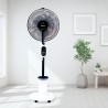 Ventilador Nebulizazor com controle e rodas