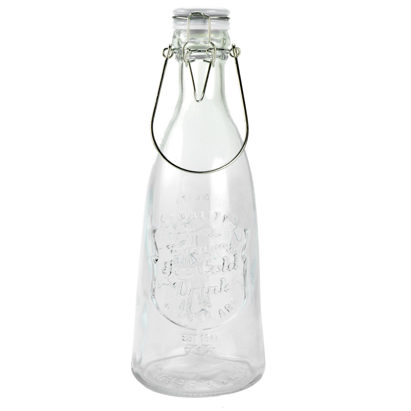 ▷ Botella de cristal de litro Jocca
