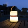COMPACT LED TABLE LIGHT WITH BAMBOO HANDLE