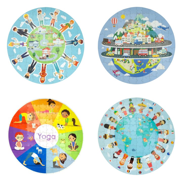 JUGUETE PUZZLE CIRCULAR DE DIBUJOS - assortment