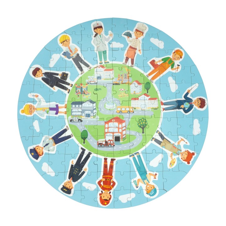 JUGUETE PUZZLE CIRCULAR DE DIBUJOS - Sortiment