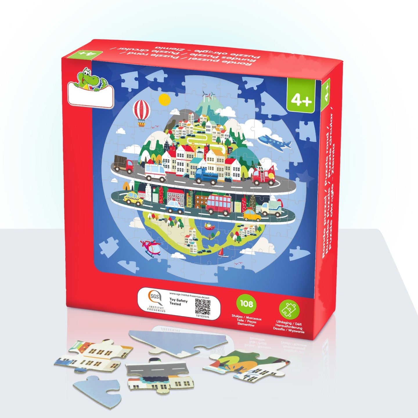 JUGUETE PUZZLE CIRCULAR DE DIBUJOS - assortment