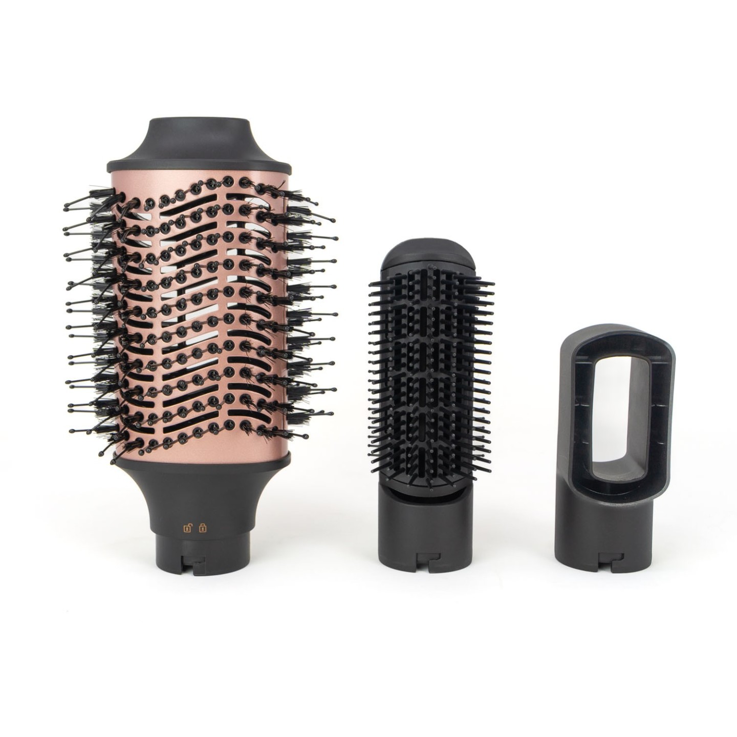 Broyez les cheveux Sèche-cheveux 4 en 1 avec 3 têtes et boîtiers interchangeables | Jocca