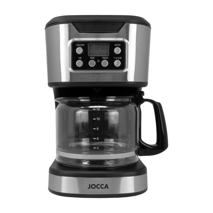 Cafetera de goteo digital 1500ml con jarra de cristal y temporizador | JOCCA