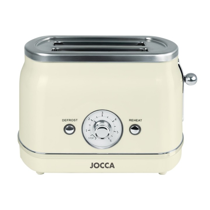 Torradeira de creme vintage 2 fatias com funções 3 em 1 700W | Jocca
