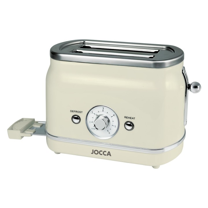 Toaster à crème vintage 2 tranches avec fonctions 3 sur 1 700W | Jocca