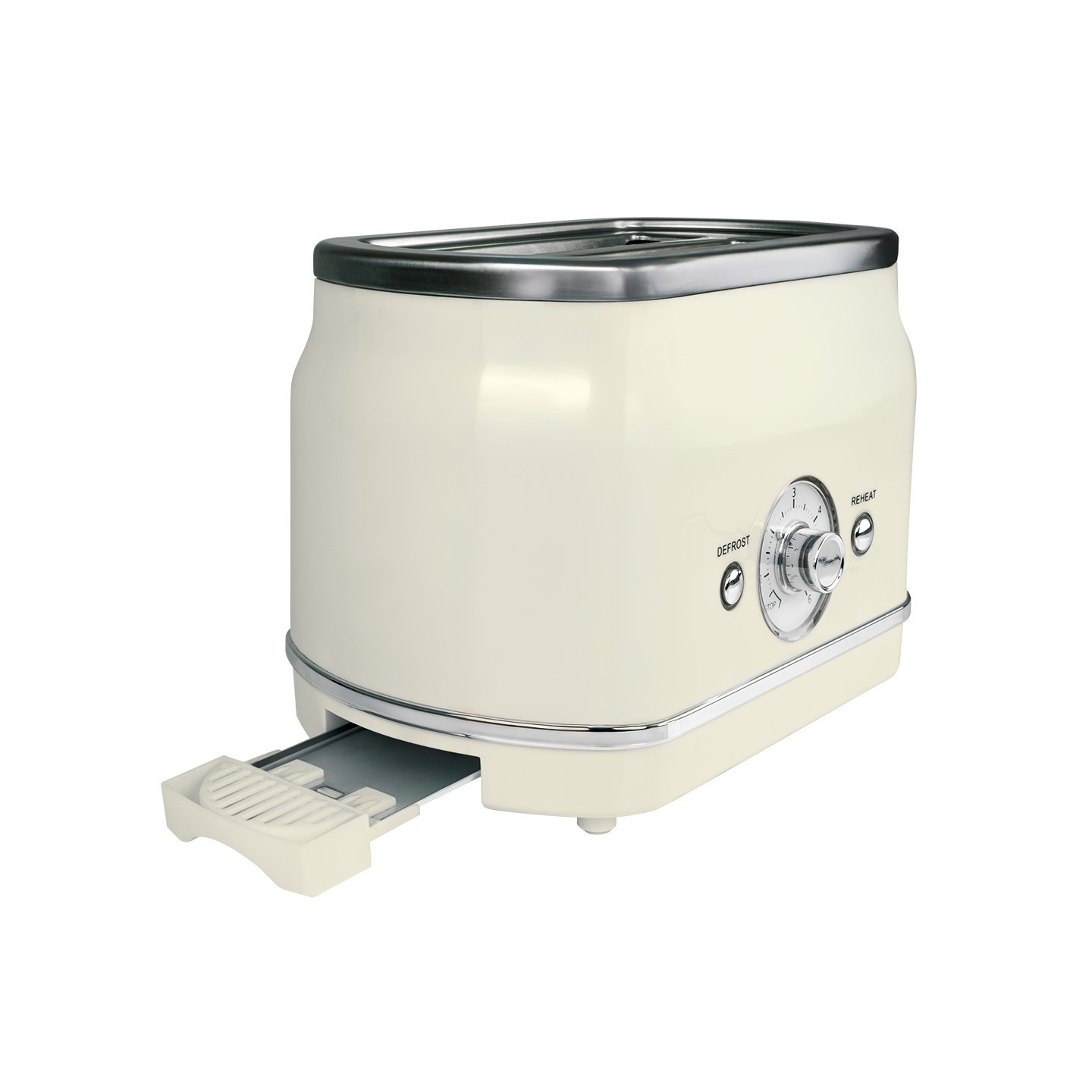 Torradeira de creme vintage 2 fatias com funções 3 em 1 700W | Jocca