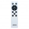 Ventilador de teto com luz LED e motor DC silencioso | 6 velocidades, temporizador e comando - jOCCA