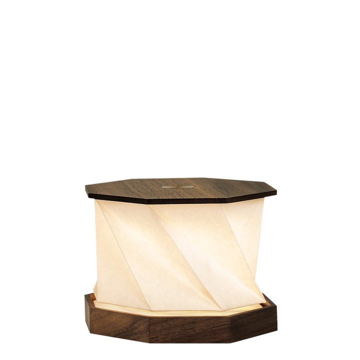 Lámpara LED plegable con luz regulable y diseño origami