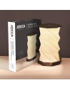 Faltbare LED Lampe mit einstellbarem Licht und Origami-Design