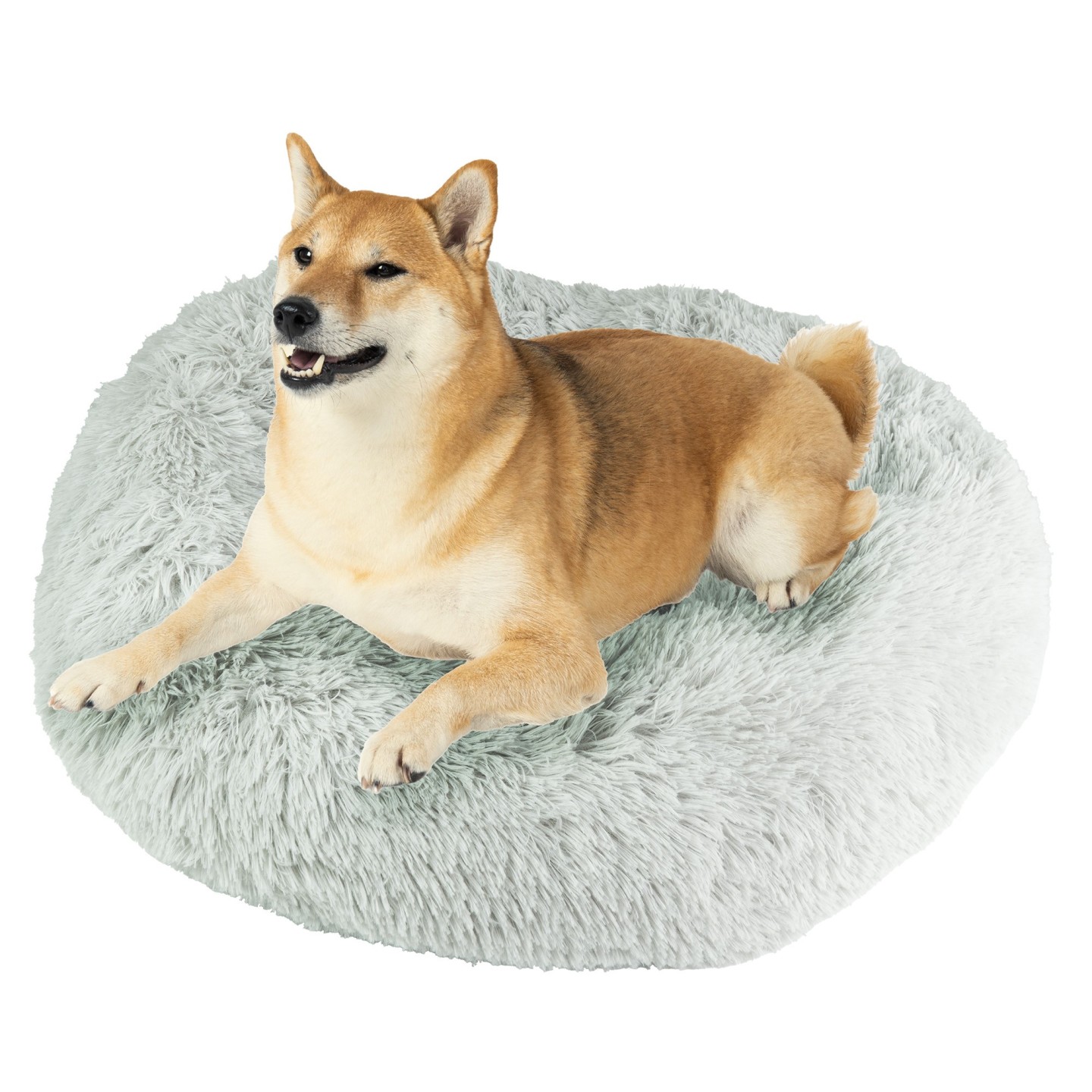 Cama de cabelo redonda jocca para animais de estimação