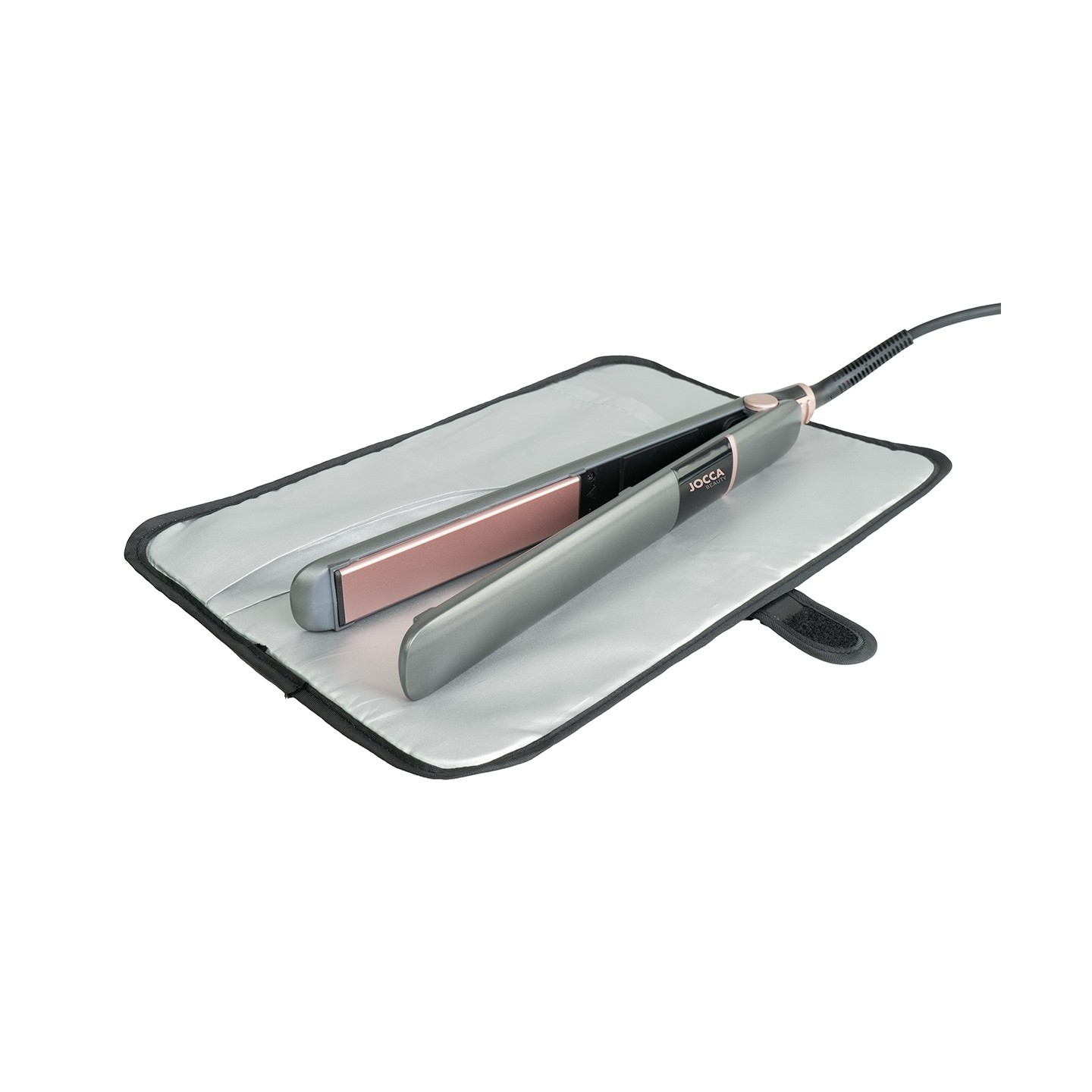 Ferro de cabelo com placas de cerâmica flutuantes jocca