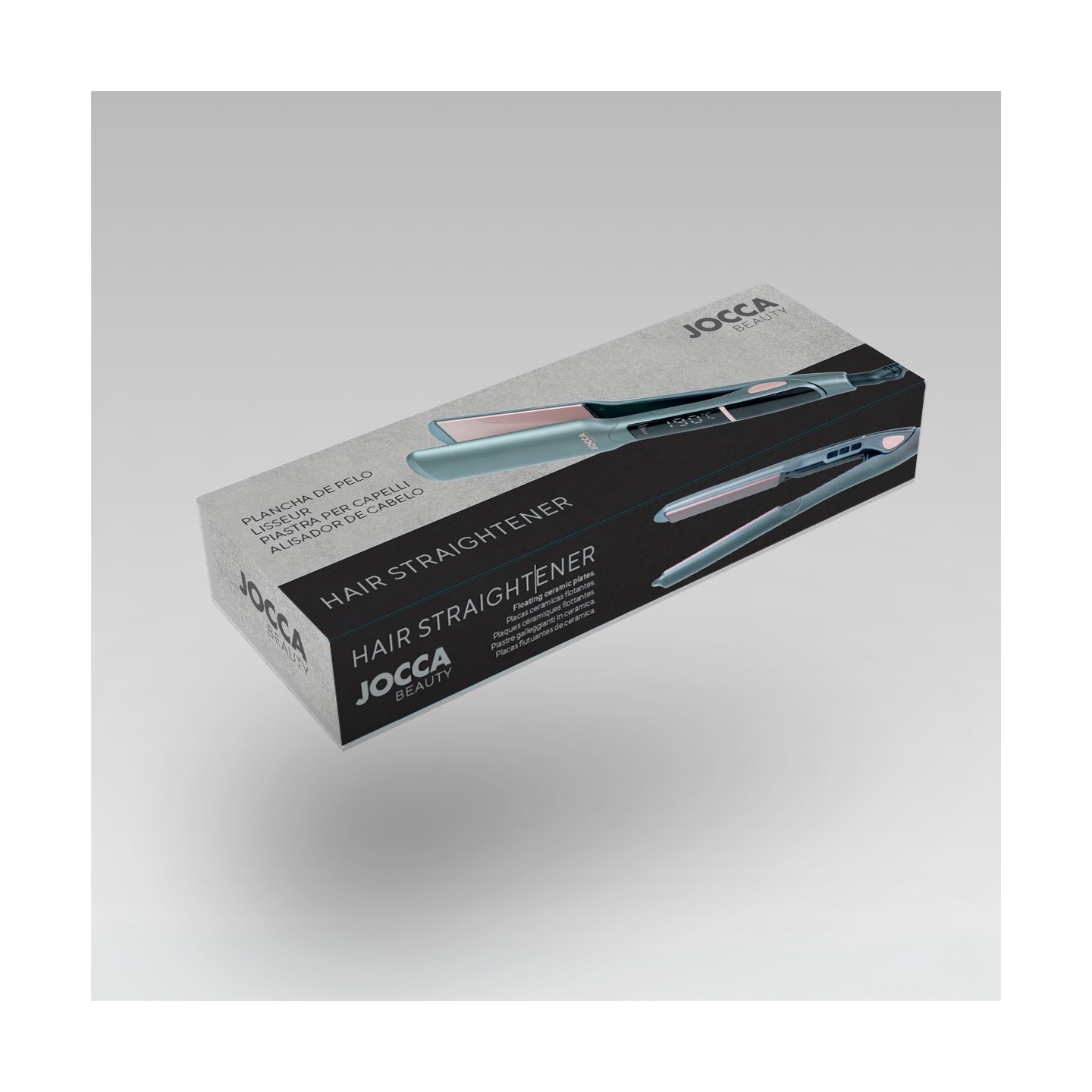 PROFESSIONAL HAIR STRAIGHTENER WITH CERAMIC PLATES