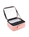 Make-up-Aktentasche mit laptop tragbarer wiederaufladbarer rosa jocca