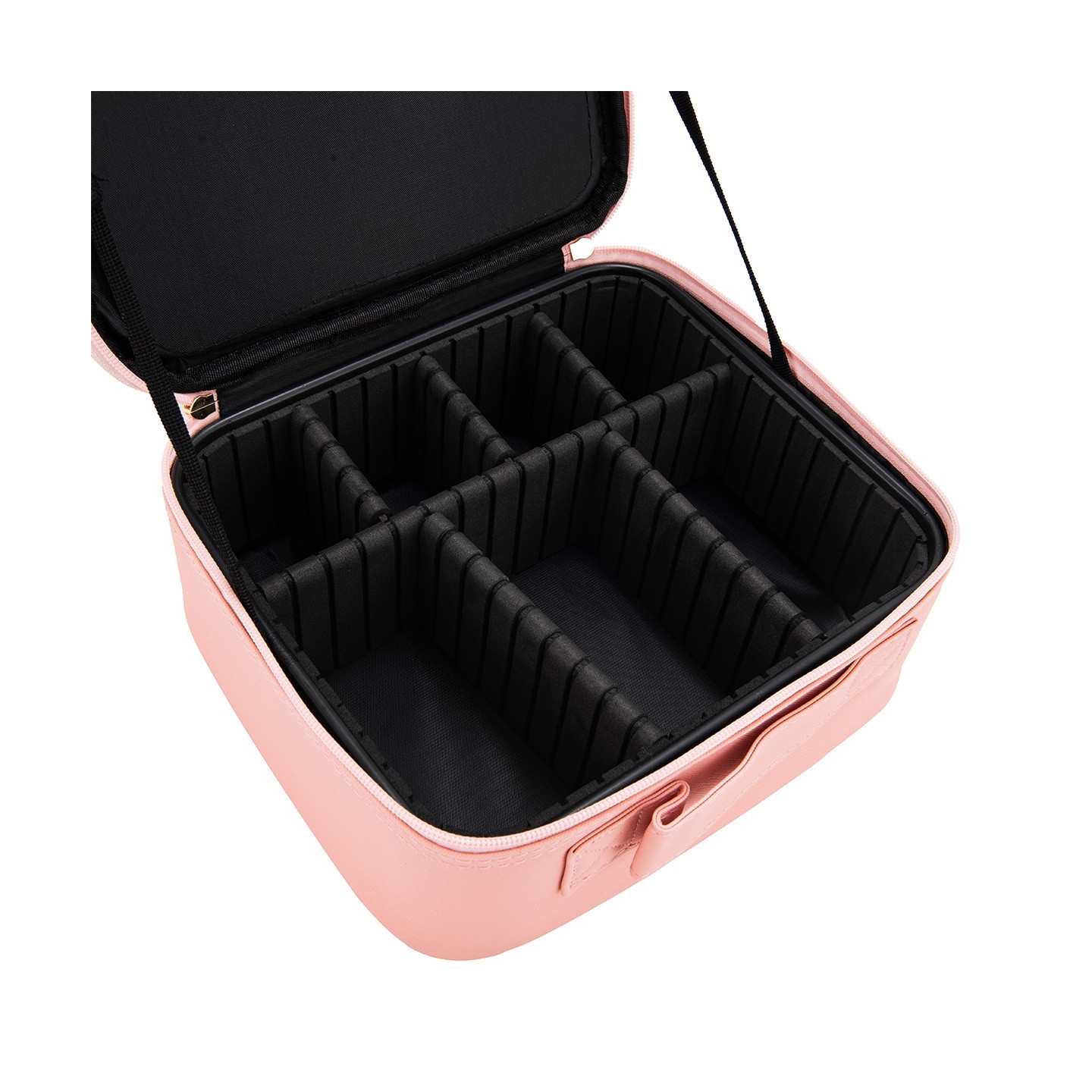 Makeup briefcase with laptop portable rechargeable pink jocca