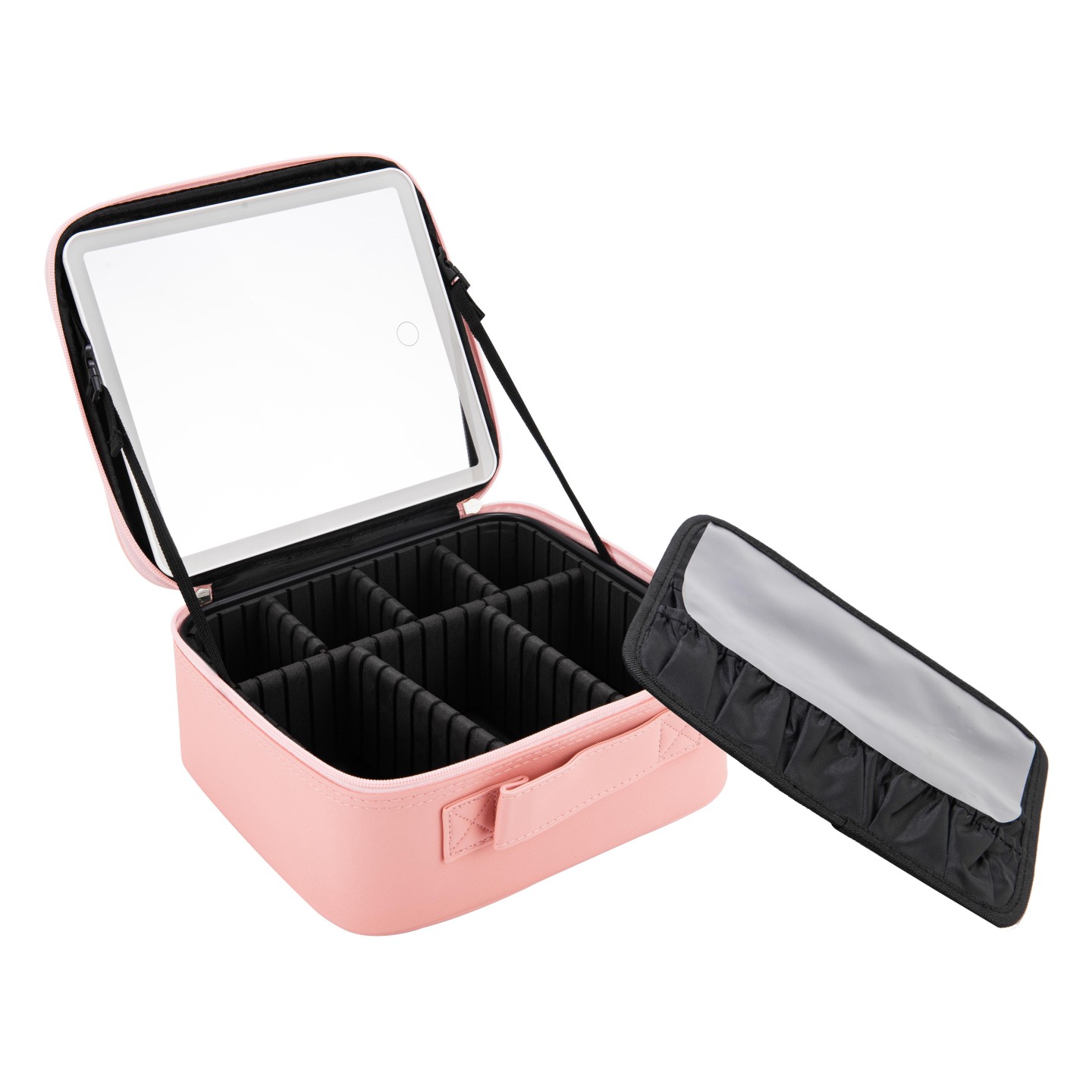 Make-up-Aktentasche mit laptop tragbarer wiederaufladbarer rosa jocca
