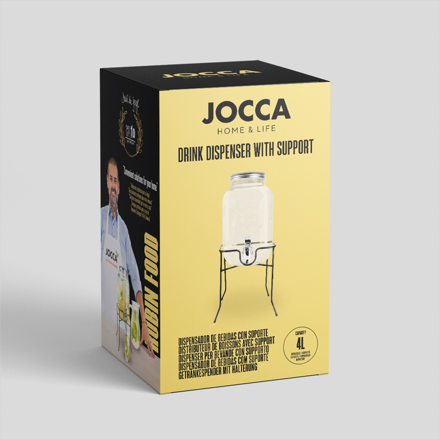 Getränkspender mit Jocca-Unterstützung