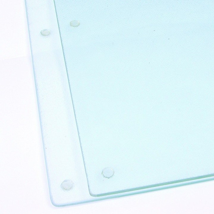 Set de 2 placas cubre vitrocerámica de cristal templado JOCCA
