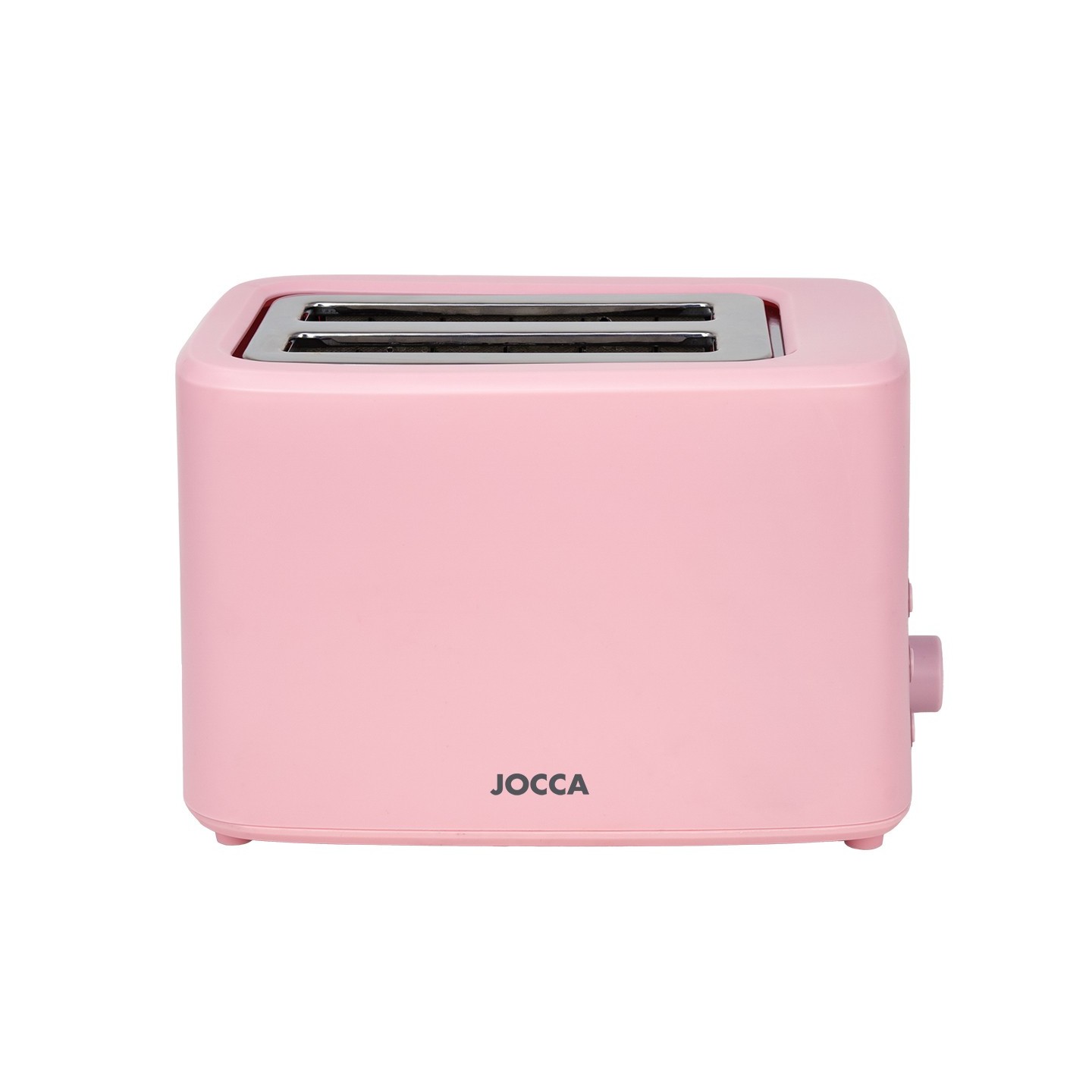 Rosa Toaster 2 Scheiben mit 7 Ebenen und Funktionen Tauen und Wiedererwärmung | Jocca