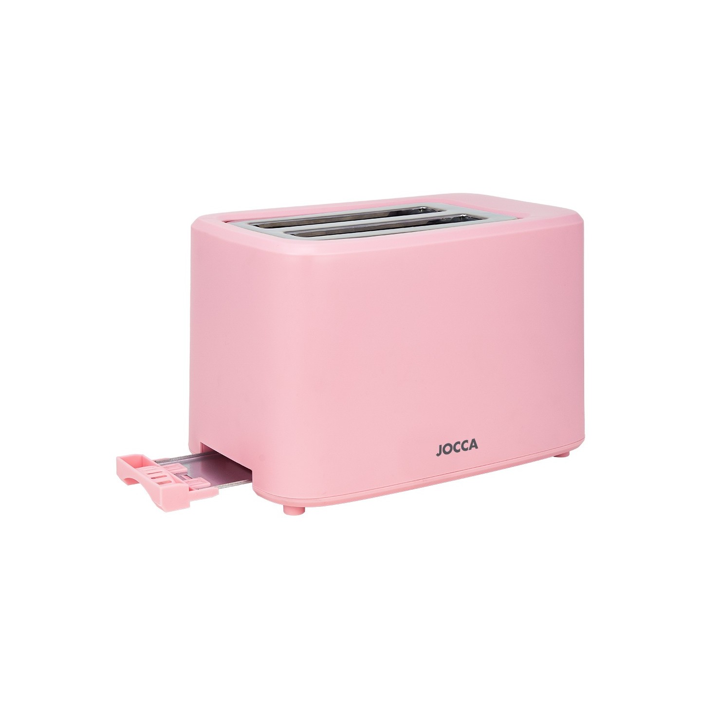 Toaster rose 2 tranches avec 7 niveaux et fonctions dégel et réchauffage | Jocca