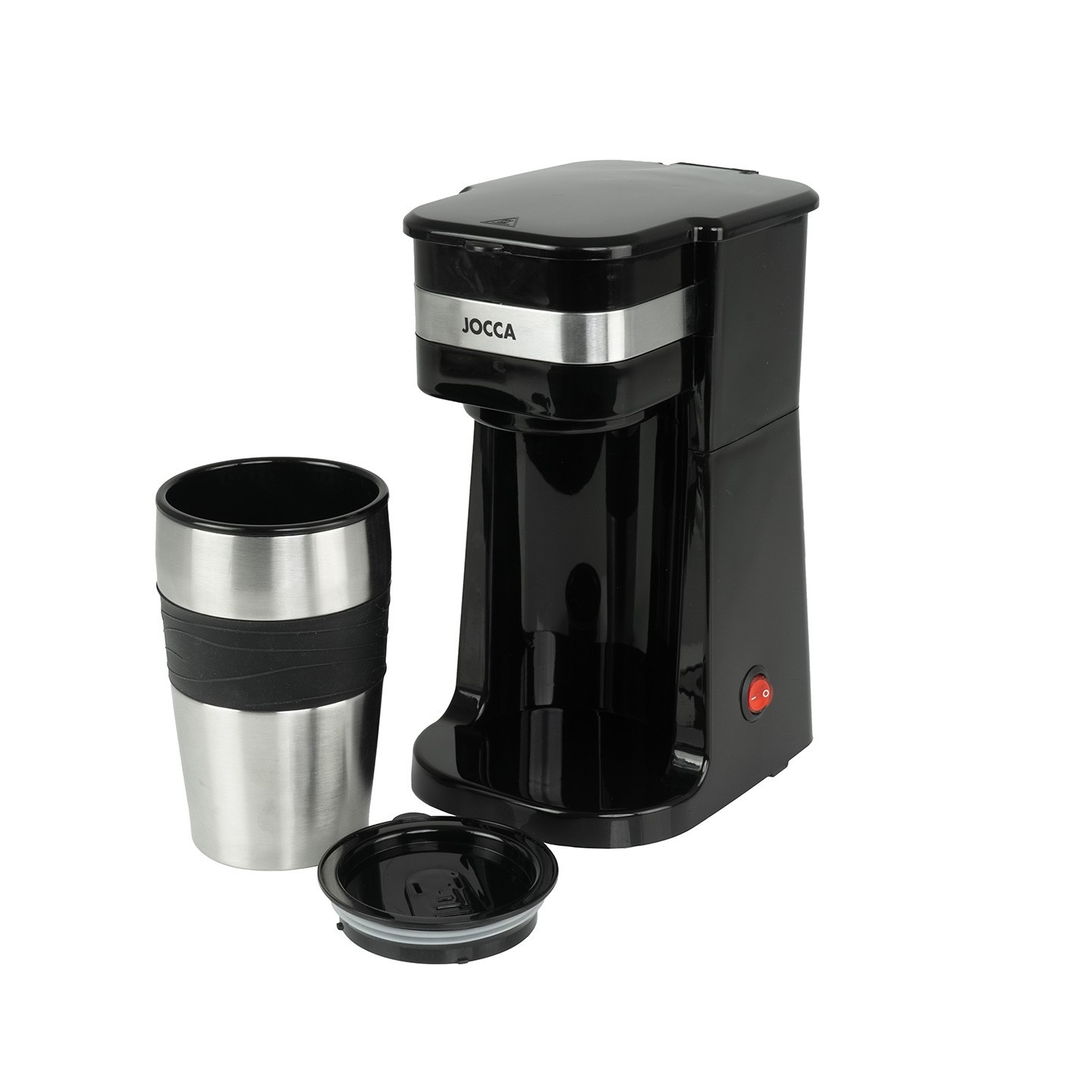 Cafetera de goteo individual con termo y taza de viaje 420ml | JOCCA