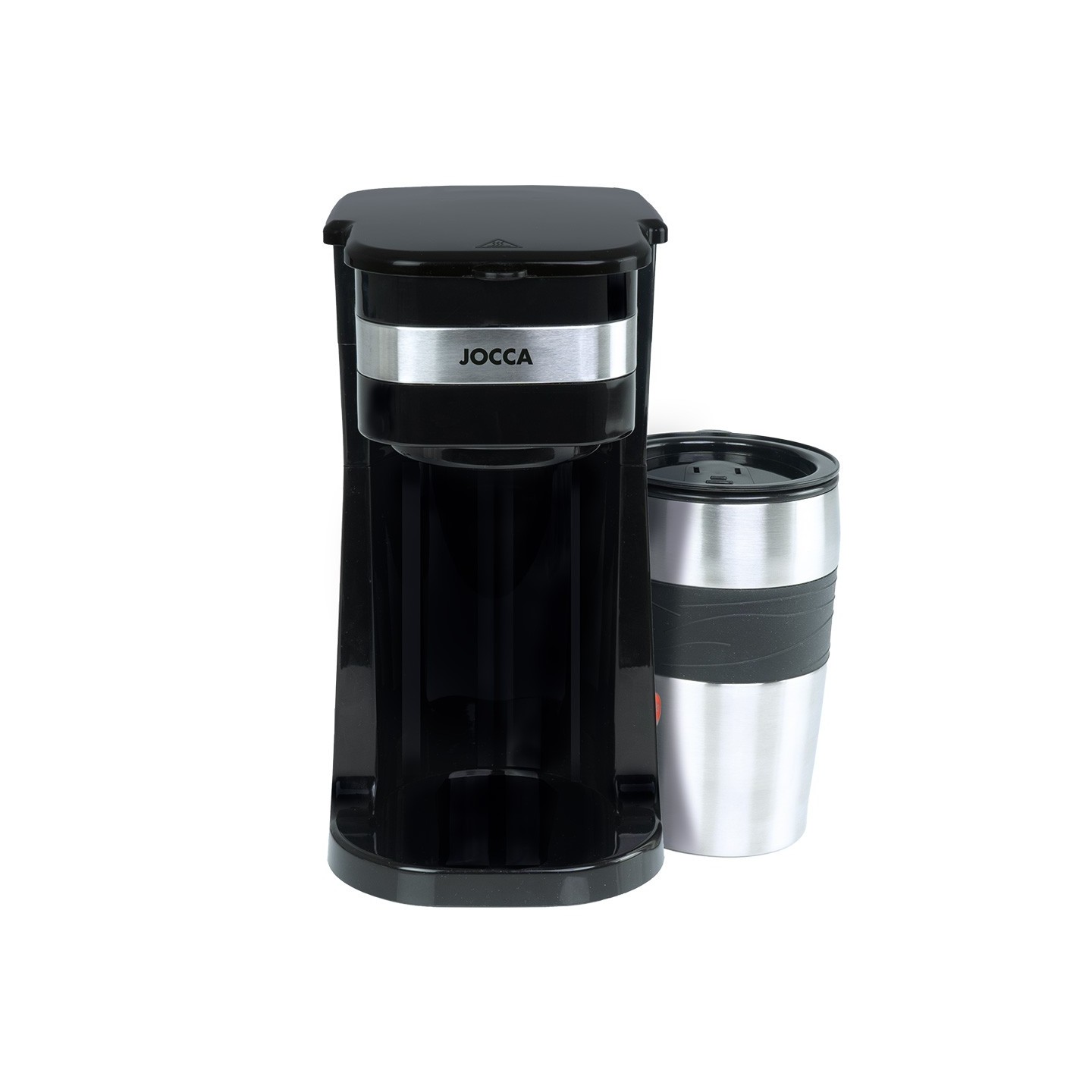 Cafetera de goteo individual con termo y taza de viaje 420ml | JOCCA