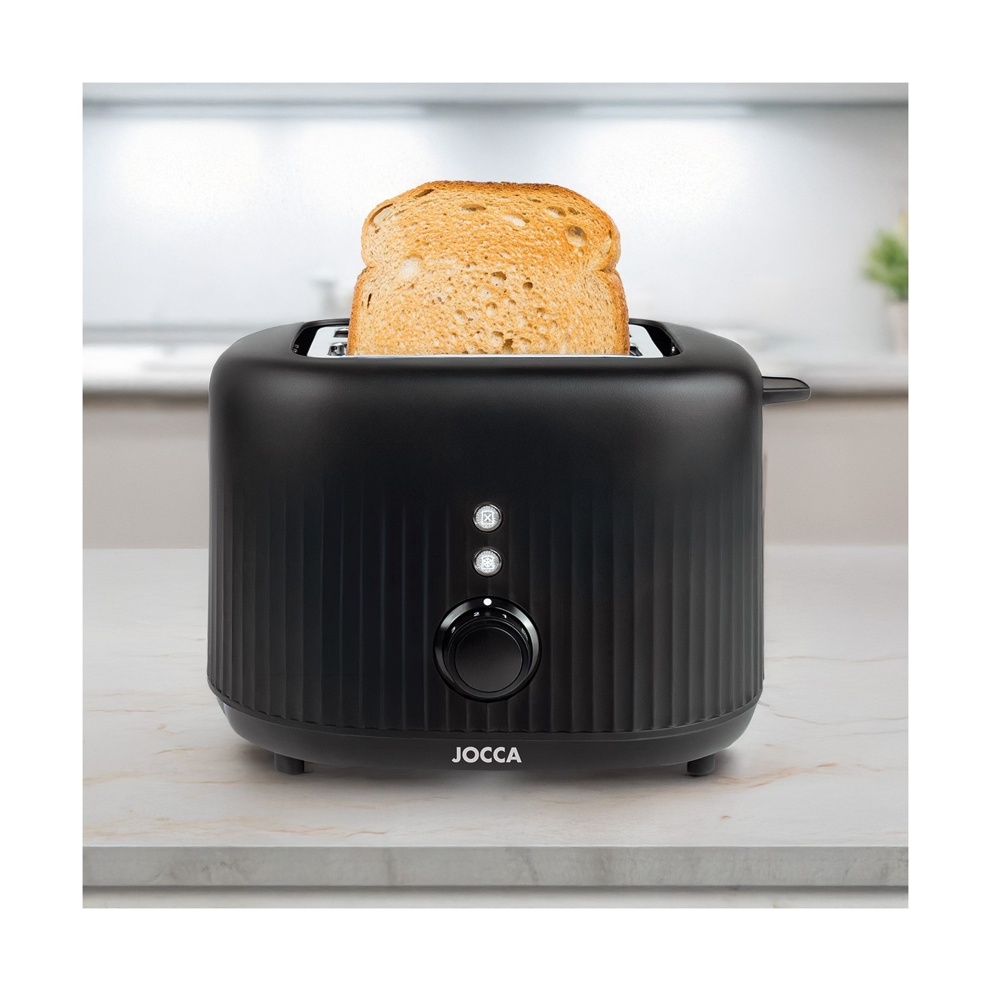 Toaster Elegance 2 tranches 10x10 cm compact design Δ JOCCA