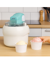 Turquesa geladeira 700 ml - máquina de sorvete em casa rápida | Jocca