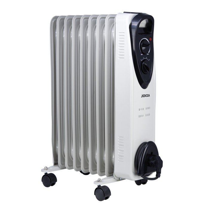 Radiateur d'huile 9 éléments et thermostat | Radiateur 2000w | Jocca