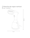 Brosse verticale à vapeur avec dépôt amovible et chauffage rapide | Jocca