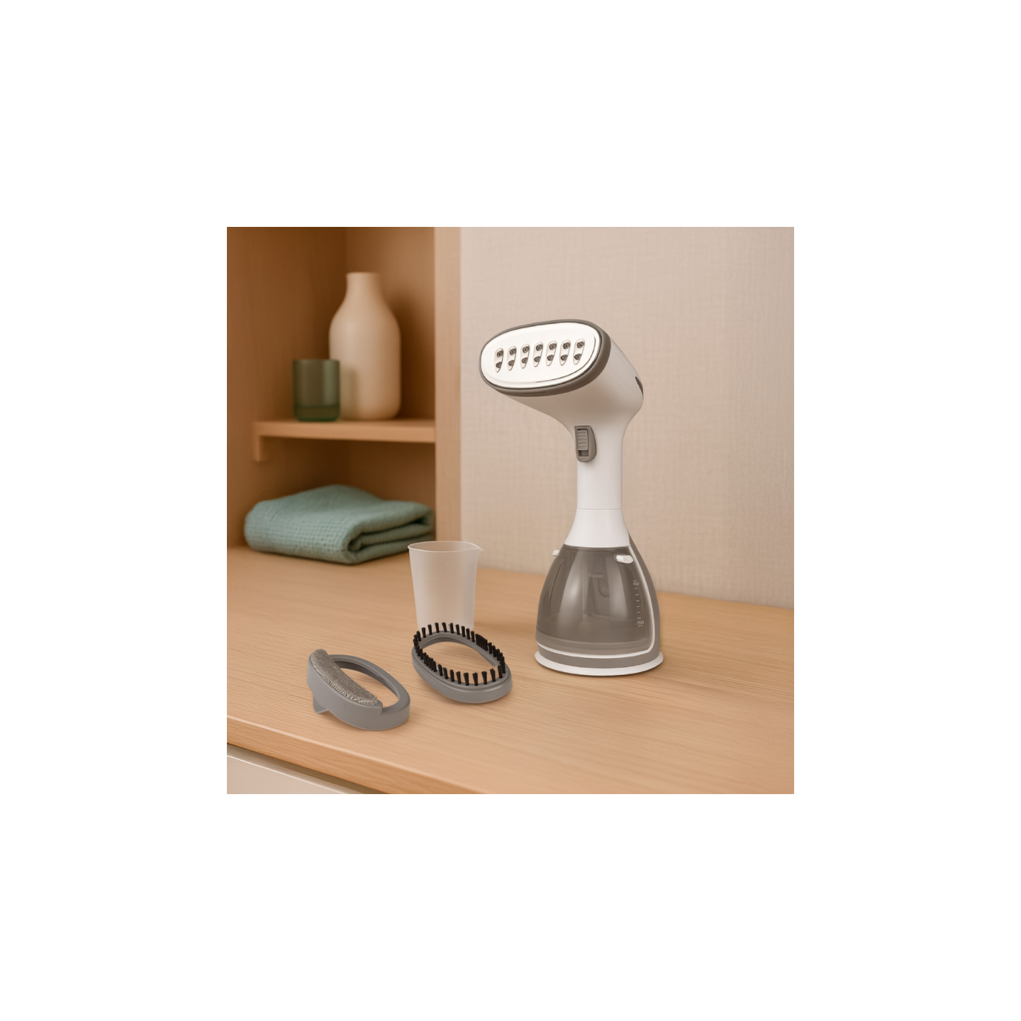 Brosse verticale à vapeur avec dépôt amovible et chauffage rapide | Jocca