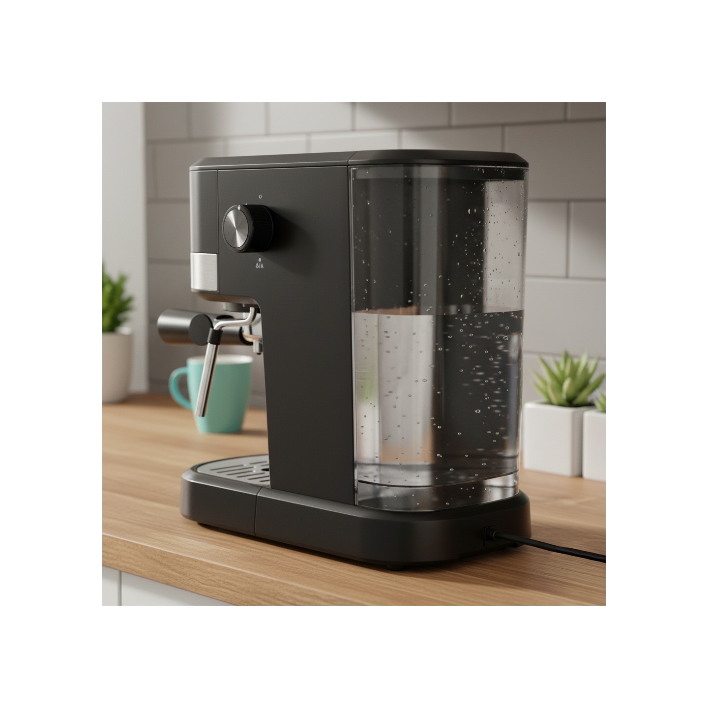 Caffettiera espresso 20 bar con vaporizzatore e deposito rimovibile 1,25L | Jocca