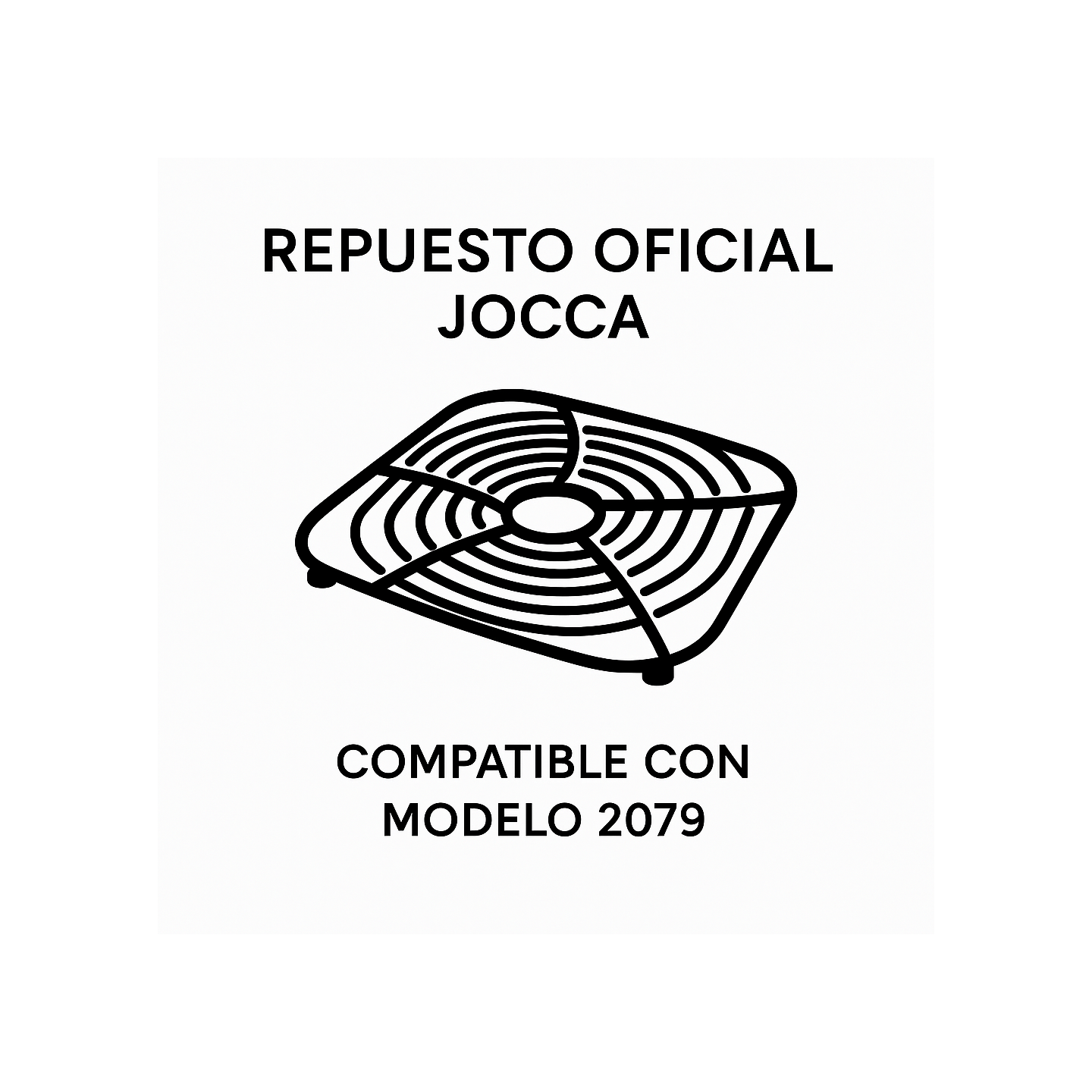 Rejilla freidora JOCCA modelo 2079 | Repuesto oficial