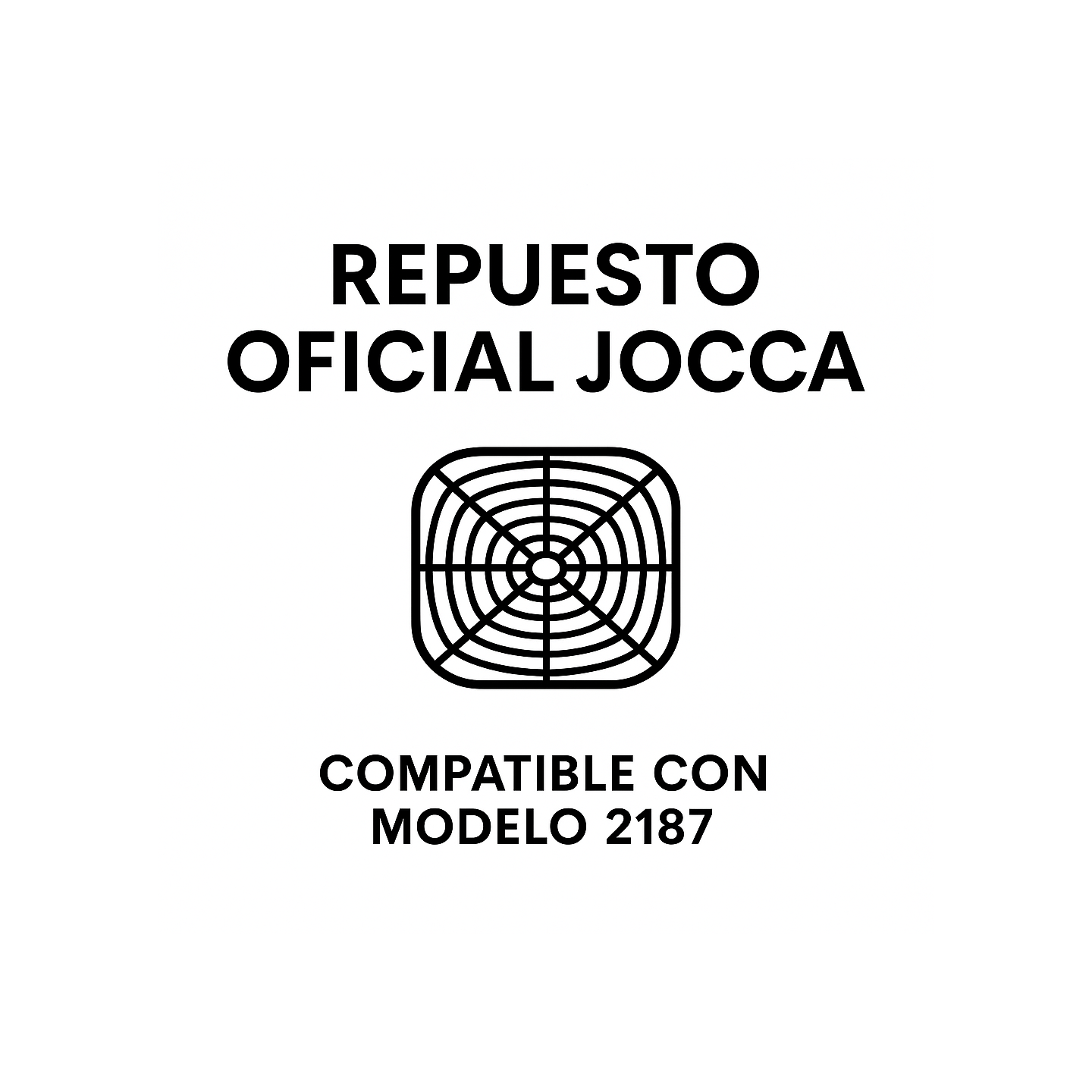 Rejilla freidora JOCCA modelo 2187 | Repuesto oficial