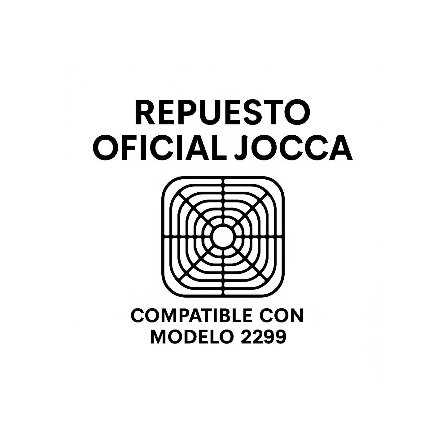 Rejilla freidora JOCCA modelo 2299 | Repuesto oficial